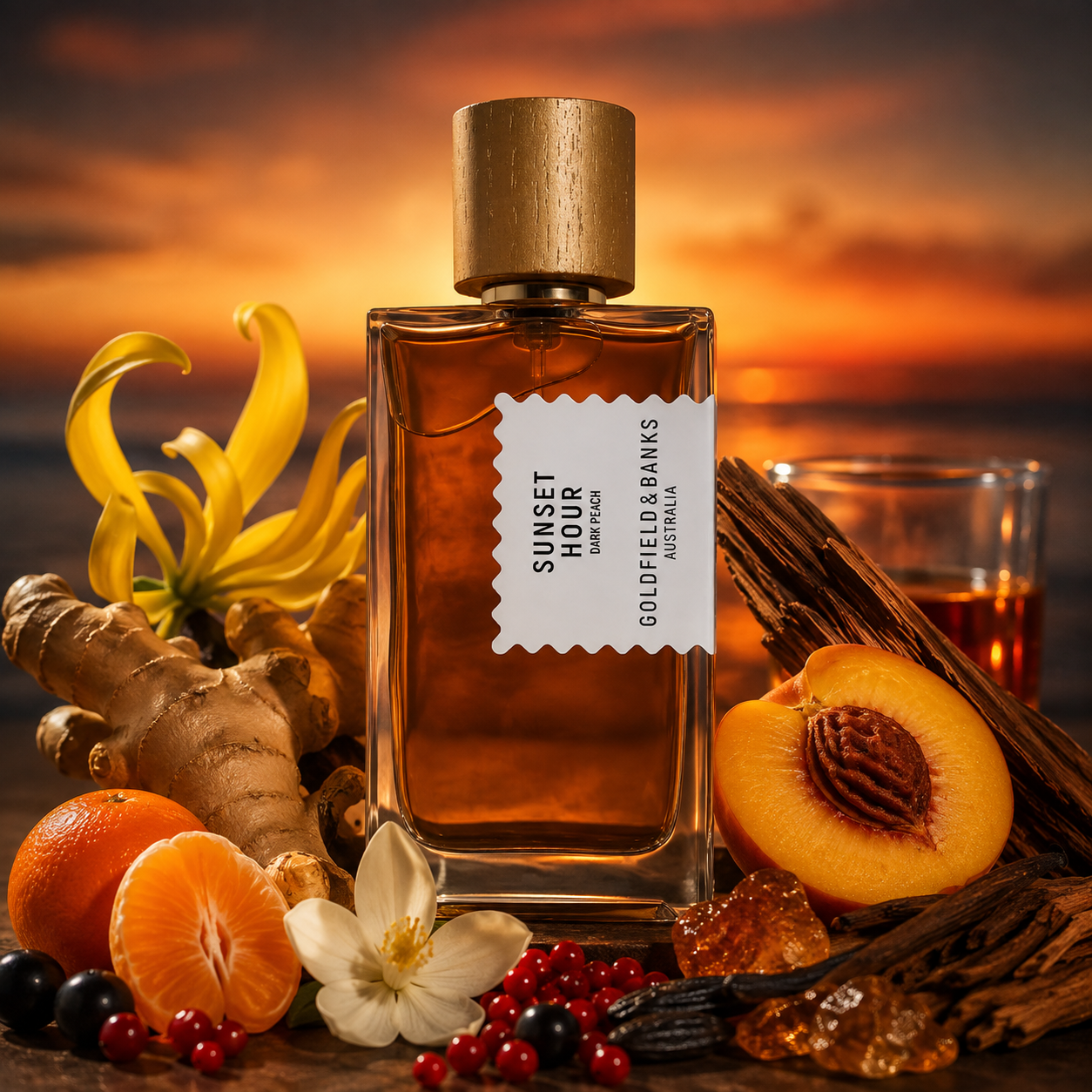 Sunset Hour Dark Peach